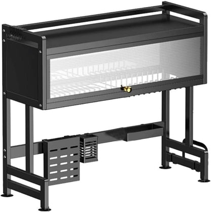 Escurridor de platos con tapa