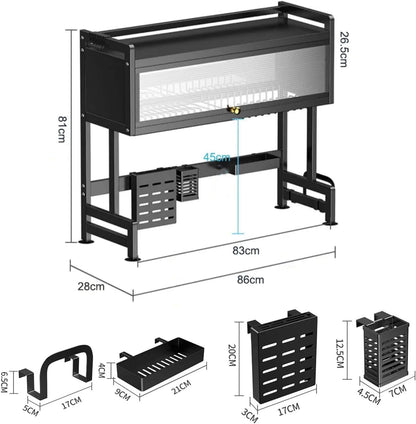 Escurridor de platos con tapa