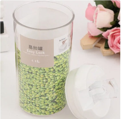 Envase Hermético 1.1L "Easy Lock": Organiza tu Cocina con Estilo y Frescu
